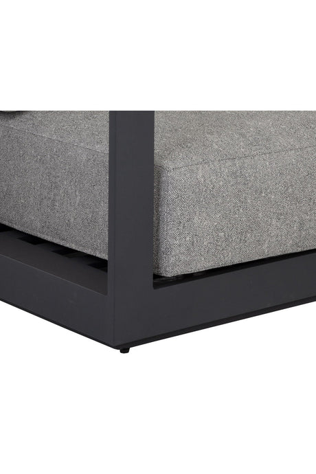Modern European furniture - Gray Padded Outdoor Sofa - www.oroa.com