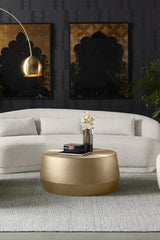 Modern European furniture - Etched Aluminum Coffee Table - www.oroa.com