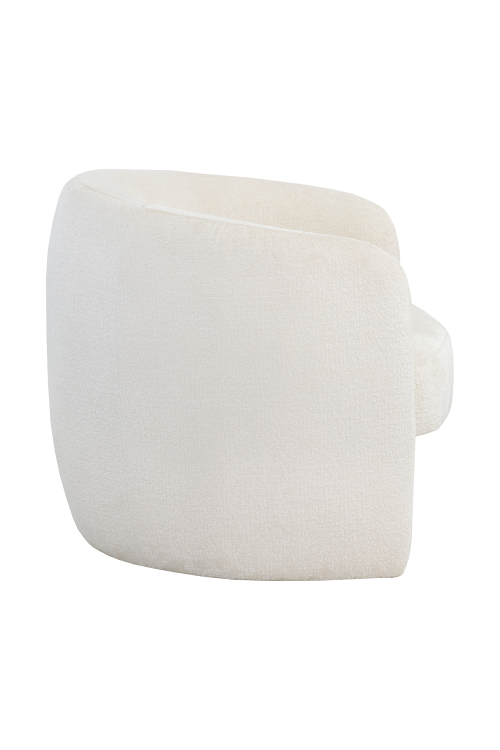 White Curved Lounge Chair | Splendido Mircea | Oroa.com