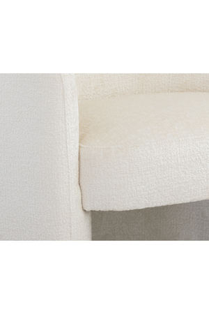 White Curved Lounge Chair | Splendido Mircea | Oroa.com