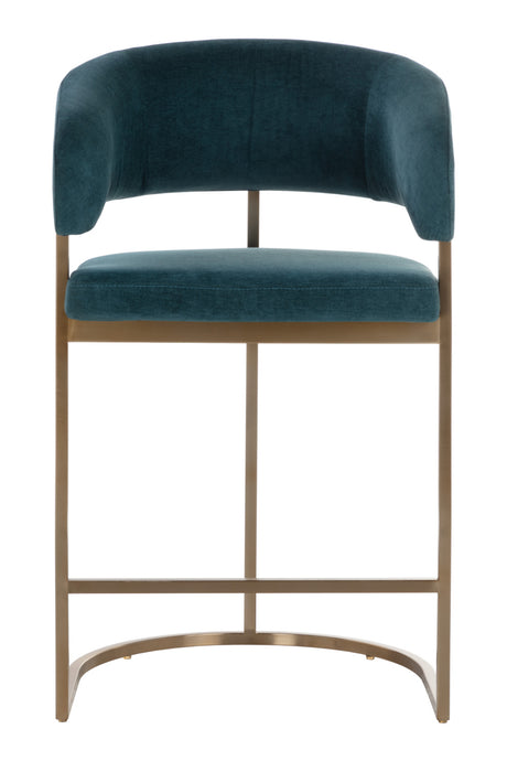 Blue Cantilevered Counter Stool | Splendido Marris | Oroa.com