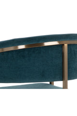 Modern European furniture - Blue Cantilevered Counter Stool - www.oroa.com
