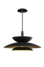 Modern European furniture - Black Tiered Pendant Light - www.oroa.com