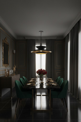 Modern European furniture - Black Tiered Pendant Light - www.oroa.com