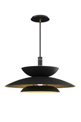 Modern European furniture - Black Tiered Pendant Light - www.oroa.com