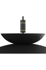 Modern European furniture - Black Tiered Pendant Light - www.oroa.com