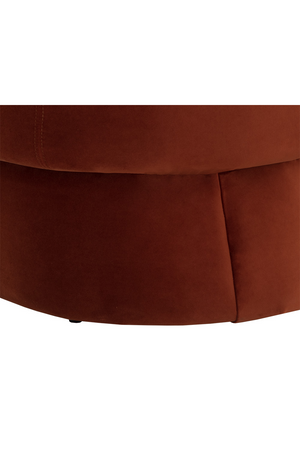 Modern European furniture - Barrel-Back Orange Lounge Chair - www.oroa.com