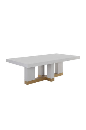 Gray Wood Veneer Dining Table | Splendido Greco | Oroa.com