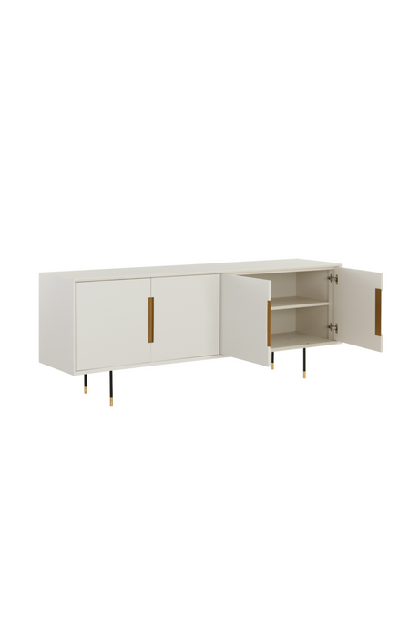 Modern European furniture - 4-Door Cream Modern Sideboard - www.oroa.com