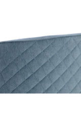 Modern European furniture - Diamond-Stitched Blue Counter Stool - www.oroa.com