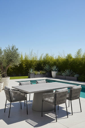 Gray Indoor/Outdoor Dining Table | Splendido Cavallini | Oroa.com