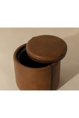 Modern European furniture - Round Storage Ottoman - www.oroa.com