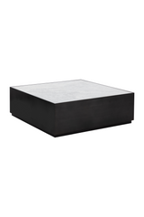 Modern European furniture - Square White Marble Coffee Table - www.oroa.com