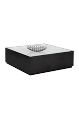 Modern European furniture - Square White Marble Coffee Table - www.oroa.com