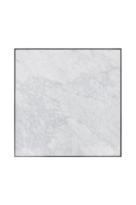 Modern European furniture - Square White Marble Coffee Table - www.oroa.com