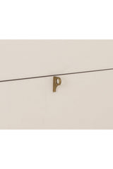 Modern European furniture - Cream Wood 2-Drawer Nightstand - www.oroa.com