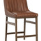 Modern European furniture - Channel-Tufted Counter Stool - www.oroa.com