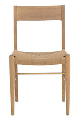 Modern European furniture - Natural Rope Seat Dining Chairs (2) - www.oroa.com