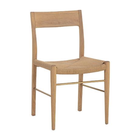 Natural Rope Seat Dining Chairs (2) by Splendido Bondi, alternate view 2