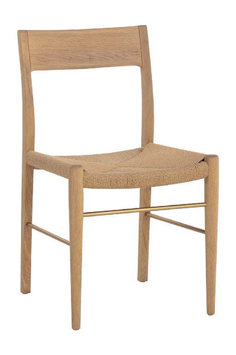 Modern European furniture - Natural Rope Seat Dining Chairs (2) - www.oroa.com
