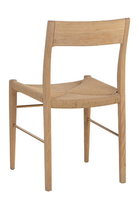 Modern European furniture - Natural Rope Seat Dining Chairs (2) - www.oroa.com