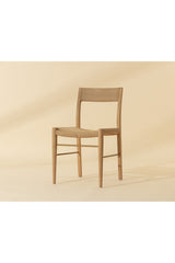 Modern European furniture - Natural Rope Seat Dining Chairs (2) - www.oroa.com