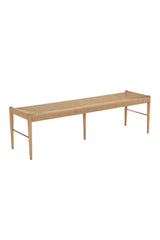 Modern European furniture - Natural Rope Bench - www.oroa.com