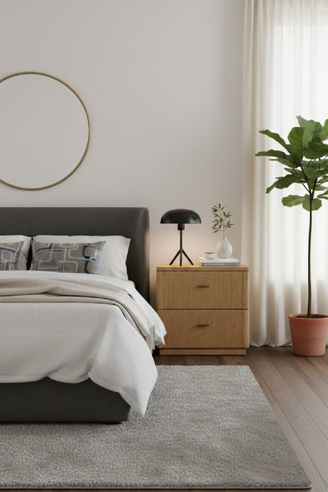 Rope Wrapped 2-Door Nightstand | Splendido Etienne | Oroa.com