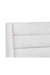 Modern European furniture - White Vertical-Tufted Queen Bed - www.oroa.com