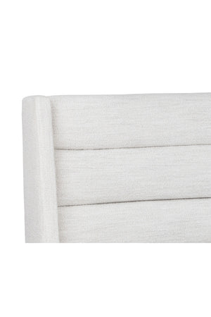 White Vertical-Tufted Queen Bed | Splendido Emmit | Oroa.com