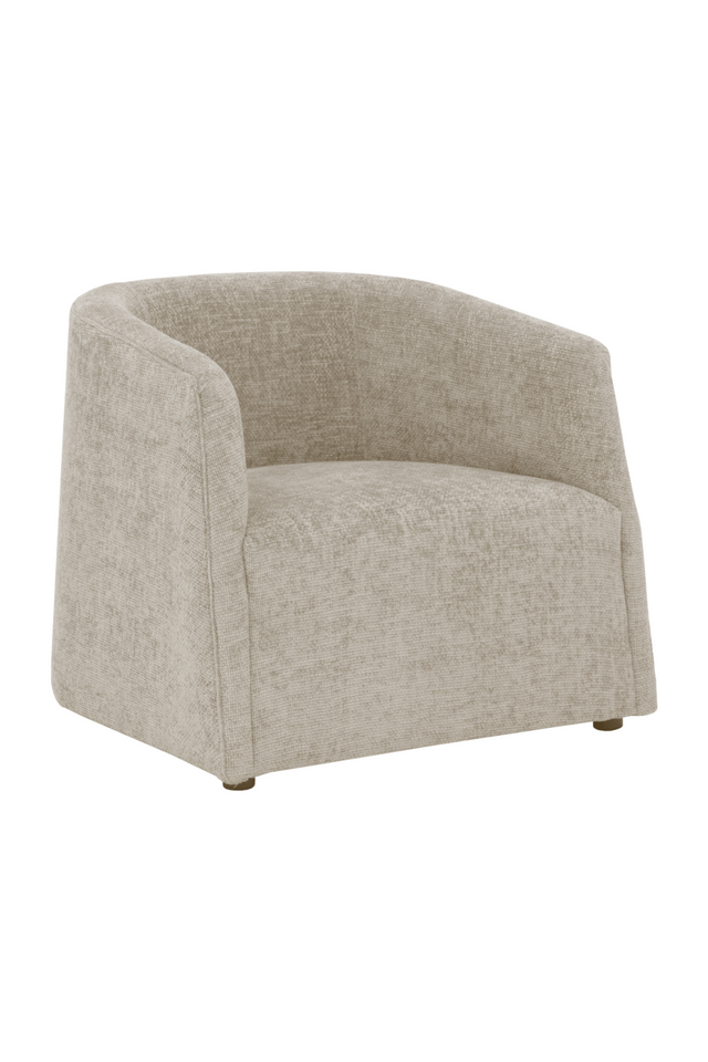 Modern European furniture - Curved Back Lounge Chair - www.oroa.com