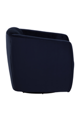 Modern European furniture - Channel Tufted Swivel Lounge Chair - www.oroa.com