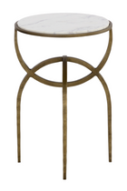 Modern European furniture - Marble Round End Table - www.oroa.com