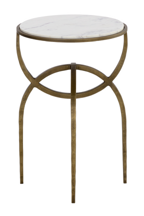 Marble Round End Table by Splendido Alicent Side Table