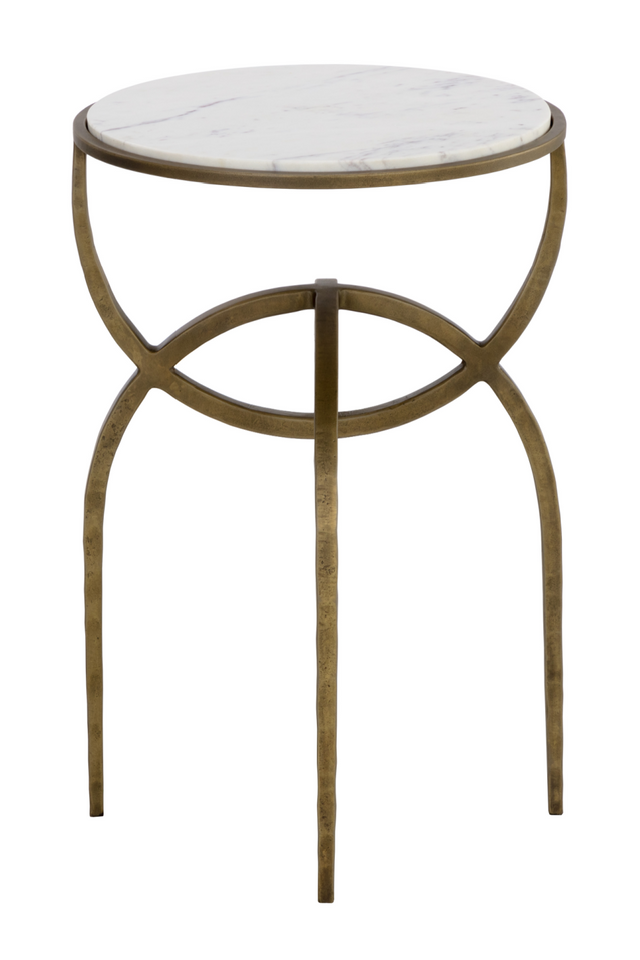 Marble Round End Table | Splendido Alicent | Oroa.com
