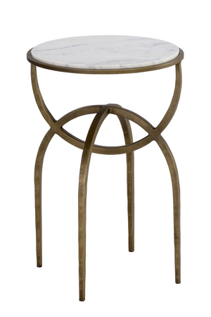 Marble Round End Table | Splendido Alicent | Oroa.com