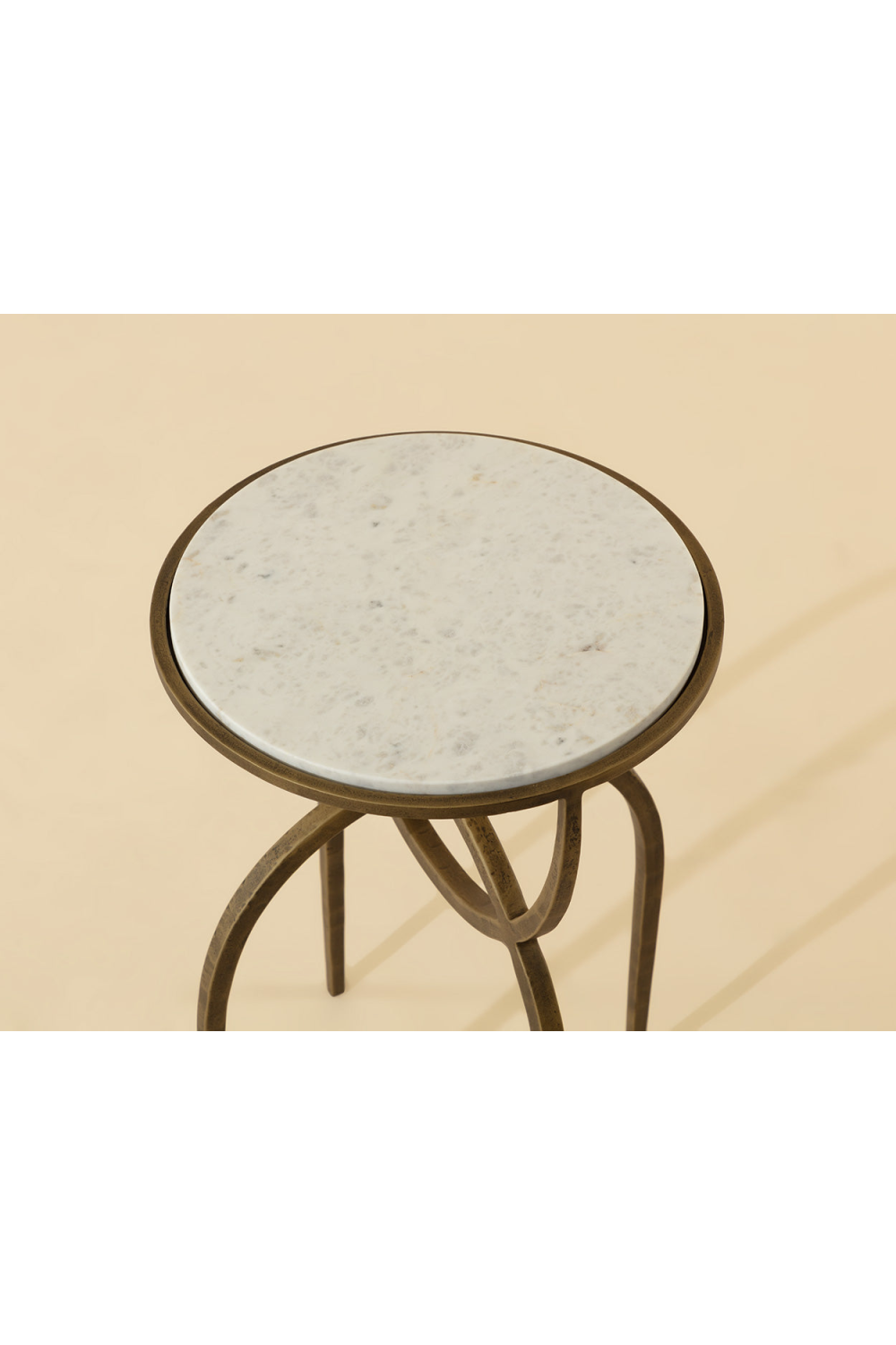 Marble Round End Table | Splendido Alicent | Oroa.com