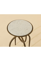 Modern European furniture - Marble Round End Table - www.oroa.com