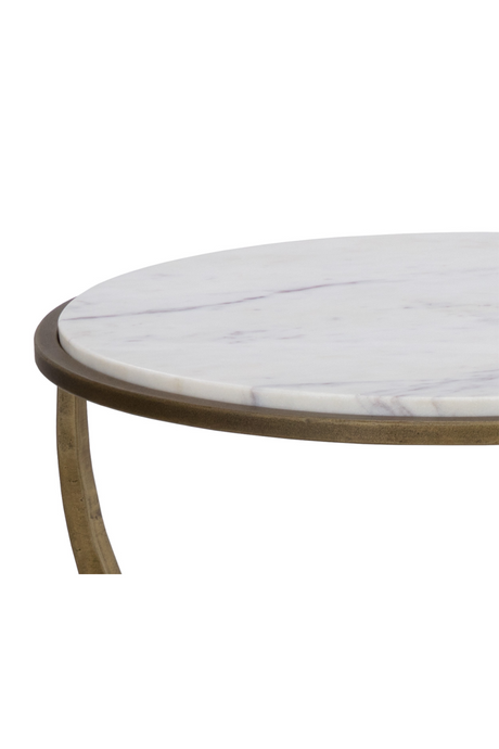 Modern European furniture - Marble Round End Table - www.oroa.com