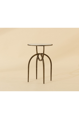 Modern European furniture - Marble Round End Table - www.oroa.com
