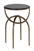 Modern European furniture - Marble Round End Table - www.oroa.com
