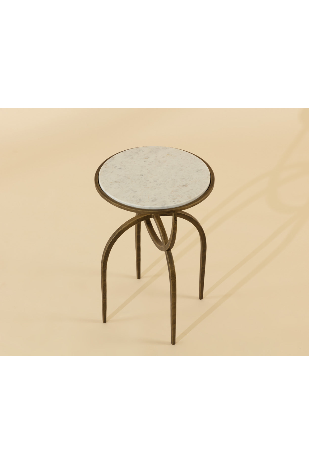Marble Round End Table | Splendido Alicent | Oroa.com