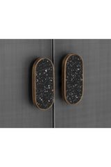 Modern European furniture - 4-Door Silver Sideboard - www.oroa.com