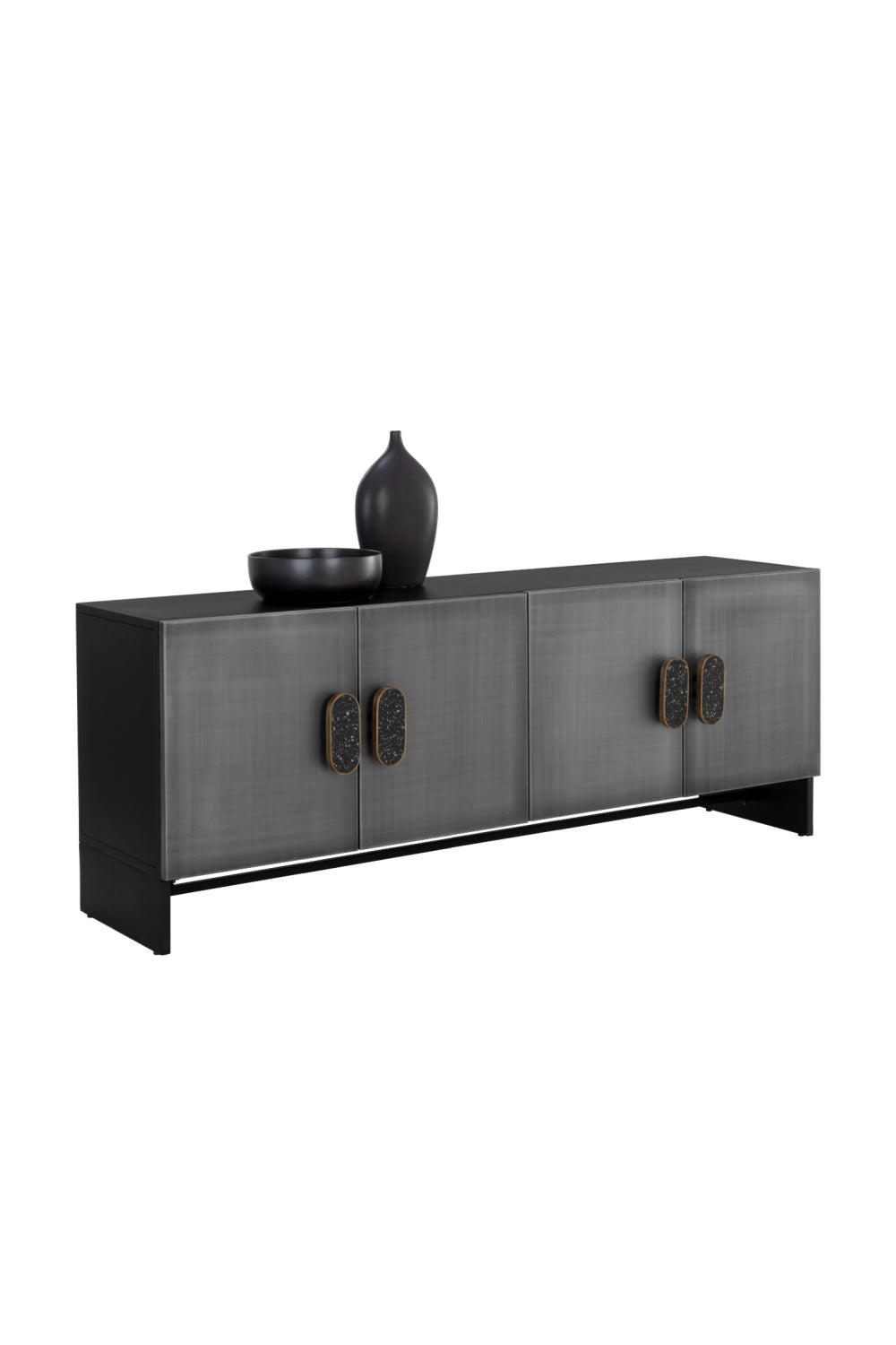 Modern European furniture - 4-Door Silver Sideboard - www.oroa.com