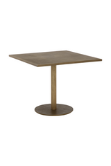 Modern European furniture - Antique Brass Square Bistro Table - www.oroa.com