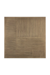 Modern European furniture - Antique Brass Square Bistro Table - www.oroa.com