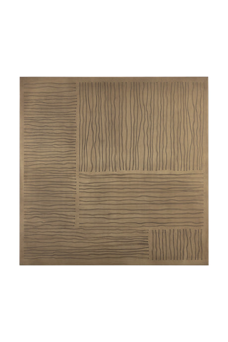 Modern European furniture - Antique Brass Square Bistro Table - www.oroa.com
