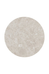 Modern European furniture - Gray Marble Round End Table - www.oroa.com