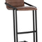 Modern European furniture - Horizontal Channel-Tufted Bar Stools (2) - www.oroa.com
