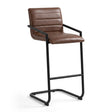 Horizontal Channel-Tufted Bar Stools (2) by Splendido Webber Barstool